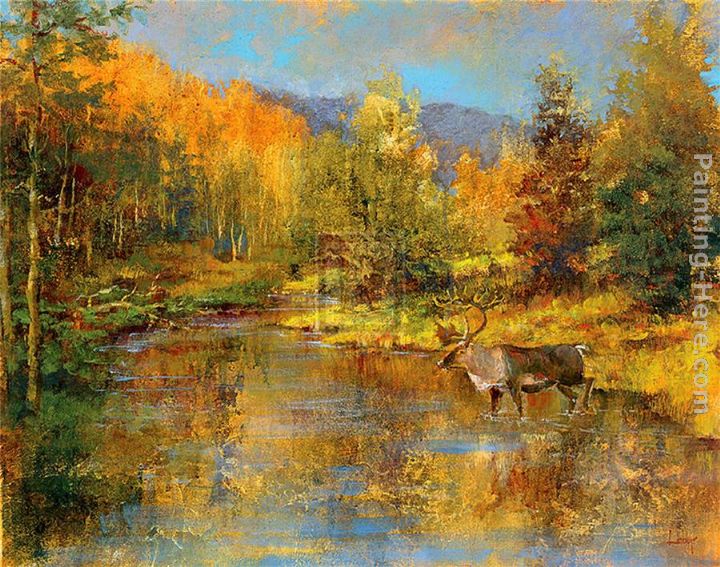 Magnificent Valley painting - Michael Longo Magnificent Valley art painting